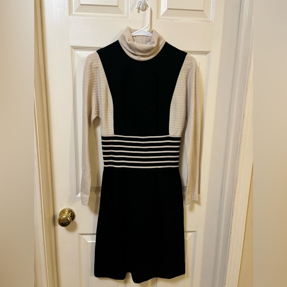 60’s Turtleneck Fit & Flare Dress